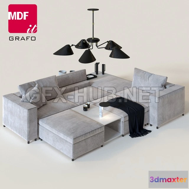 1082058 - Grafo Mdfitalia Sofa 3d Model - 215615