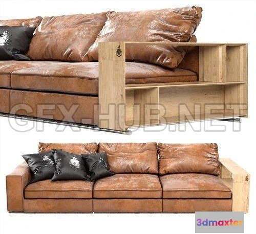1085570 - Loft Sofa Clyde 3D Model - 219127