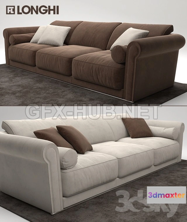 1085618 - Longhi Loveluxe Paul Sofa - 219175
