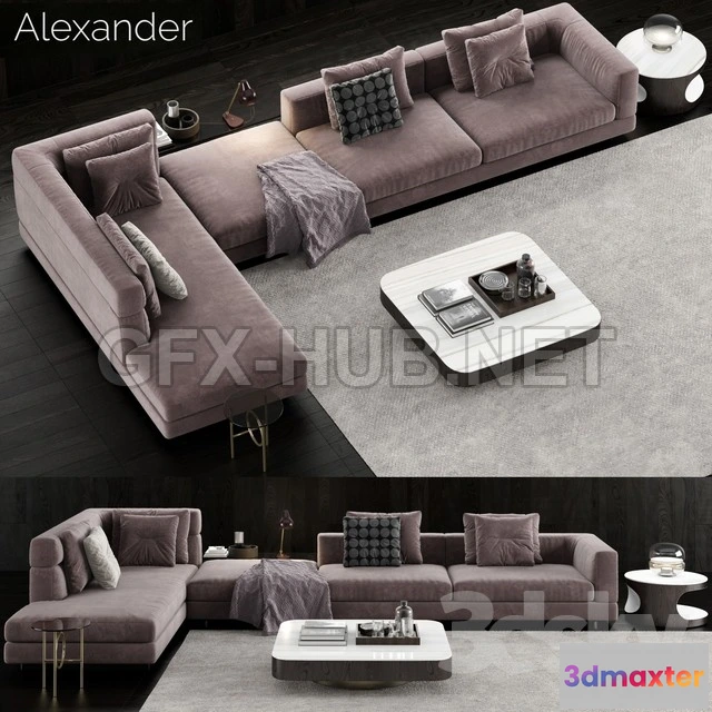 1086628 - Minotti Alexander Sofa 2 - 220185