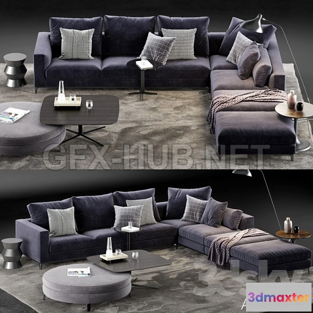 1086640 - Minotti Andersen Sofa 5 - 220197