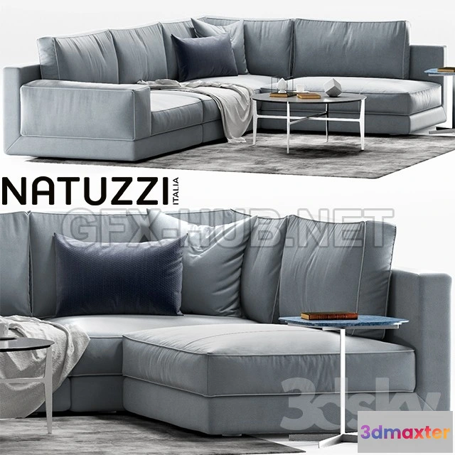 1087508 - Natuzzi Agora Sofa - 221065