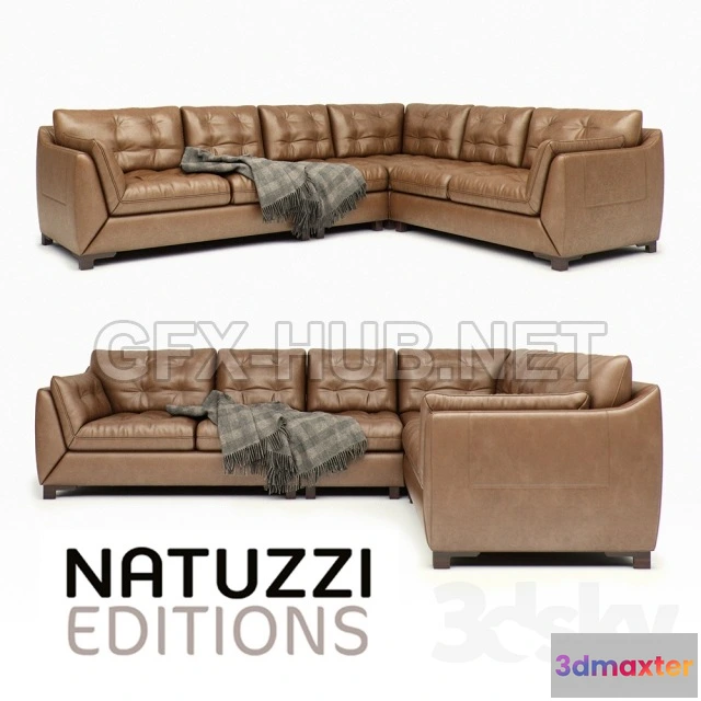 1087512 - Natuzzi Editions Sofa - 221069
