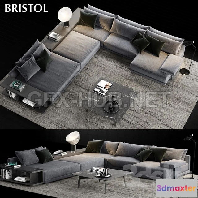 1089236 - Poliform Bristol Sofa 3 - 222793