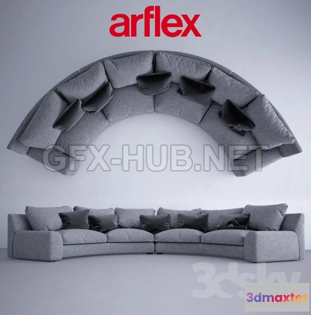 1091152 - Semicircular sofa Arflex Ben-Ben - 224709