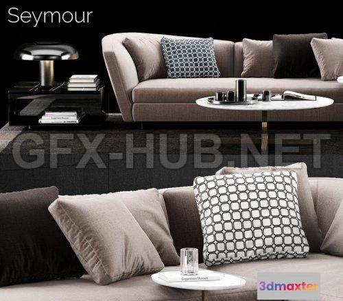 1091366 - Seymour Corner Sofa by Minotti 3d MODEL - 224923