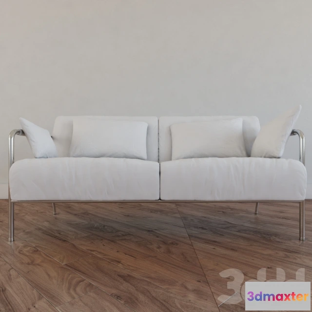 1091668 - simple modern wihte sofa - 225225