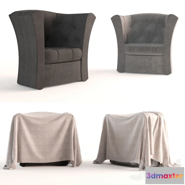 1091680 - Single Seat Sofa with blanket - 225237