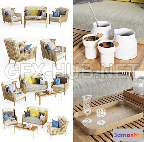 1091958 - Sofa and Chair Outdoor - 225515