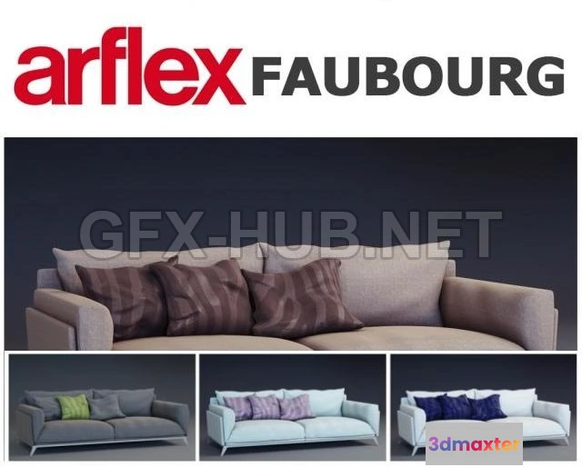 1092012 - Sofa by Arflex - Faubourg - 225569