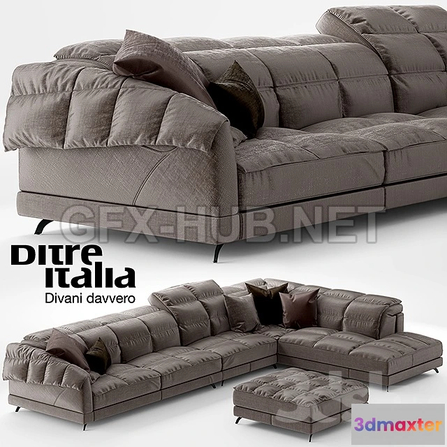 1092052 - Sofa Dunn Soft Ditre Italia Design - 225609