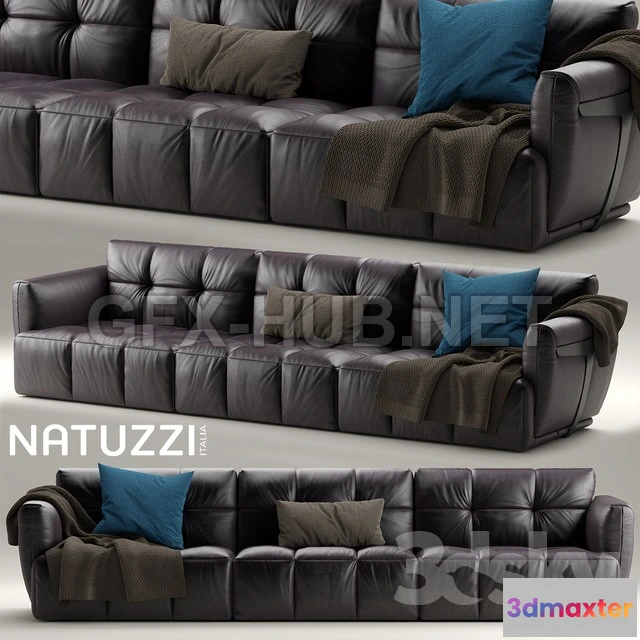 1092084 - Sofa Herman NATUZZI ITALIA - 225641