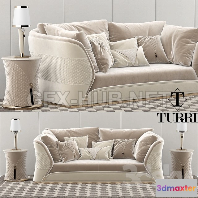1094068 - Turri Vogue sofa set - 227625