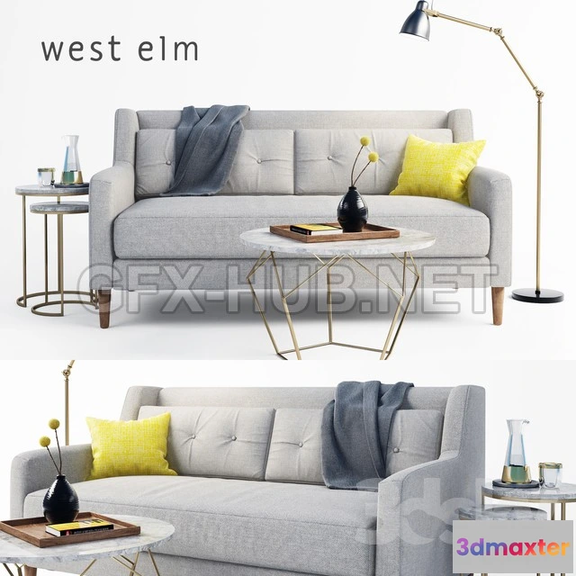 1095096 - West elm sofa set - 228653