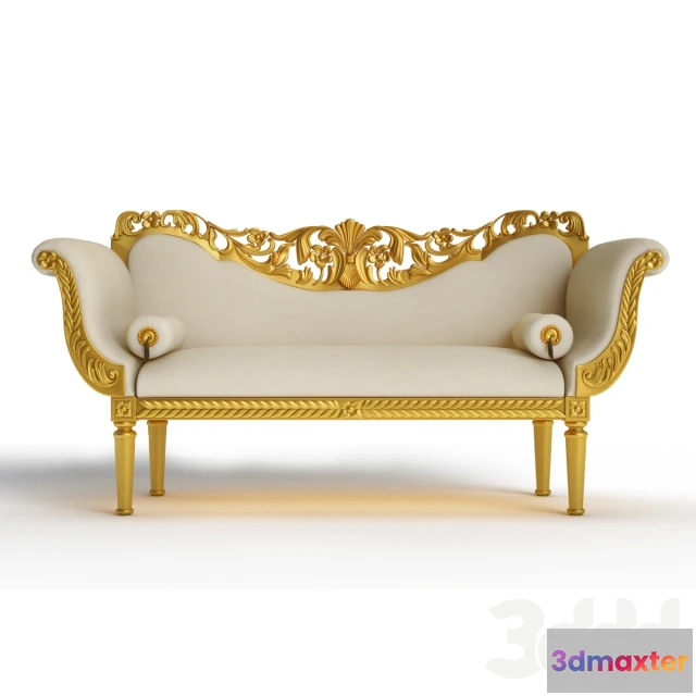 1095370 - Wooden Carved Sofa - 228927