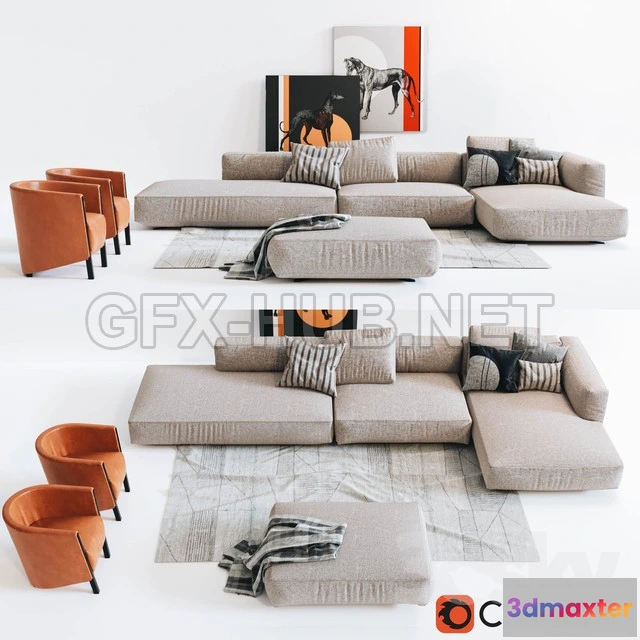 1095606 - Zanotta Sofa - 229163