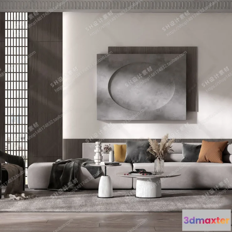 1125702 - Curved Sofa 3D Models - 0006