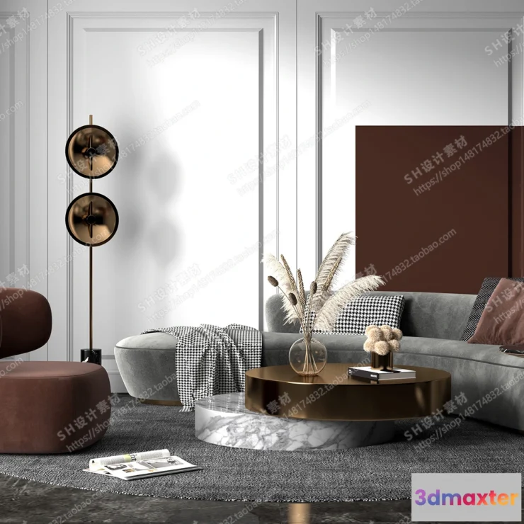 1125706 - Curved Sofa 3D Models - 0008