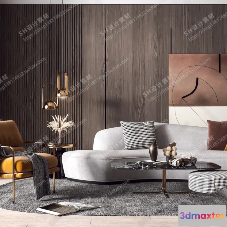 1125708 - Curved Sofa 3D Models - 0009