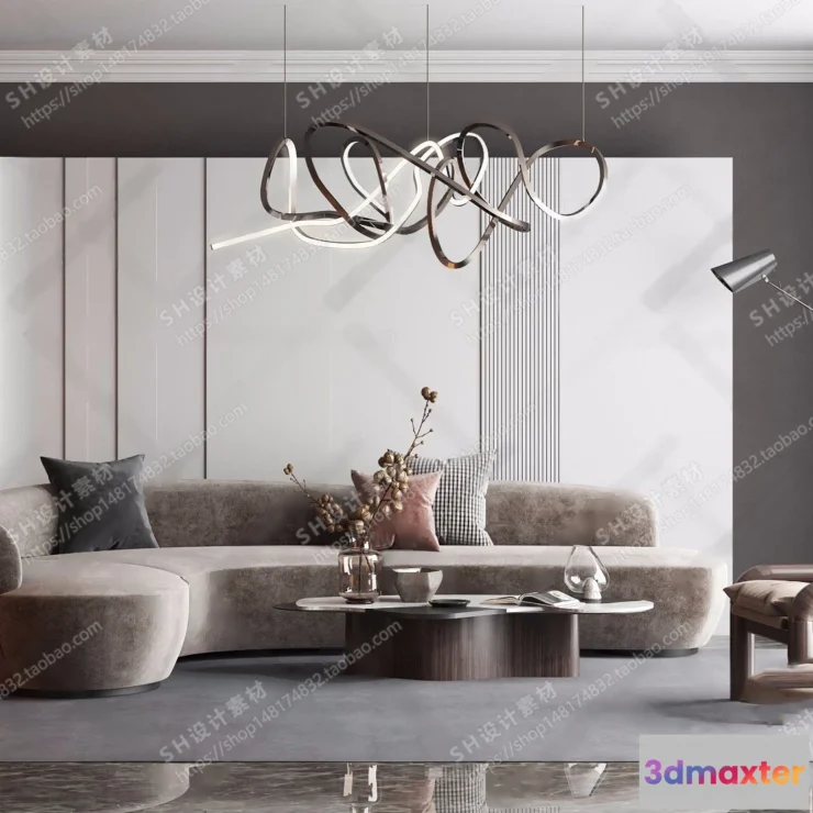 1125716 - Curved Sofa 3D Models - 0013