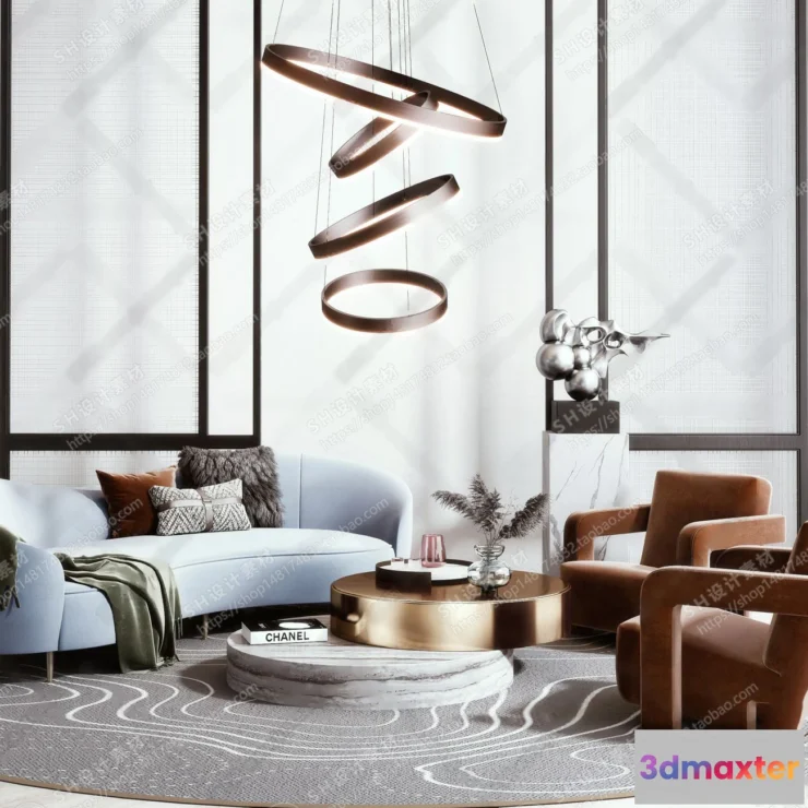 1125720 - Curved Sofa 3D Models - 0015