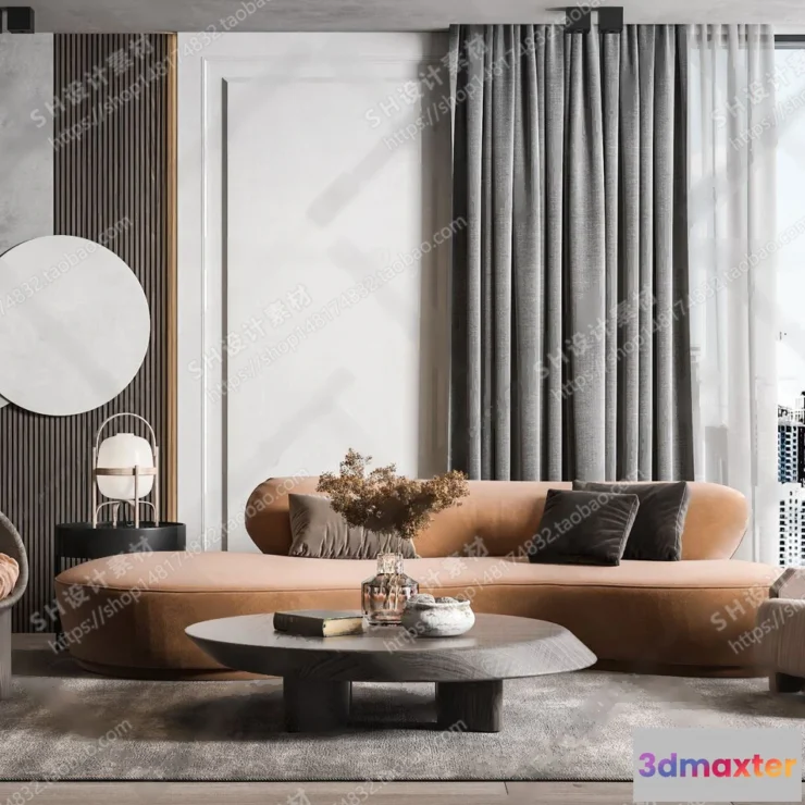 1125730 - Curved Sofa 3D Models - 0020