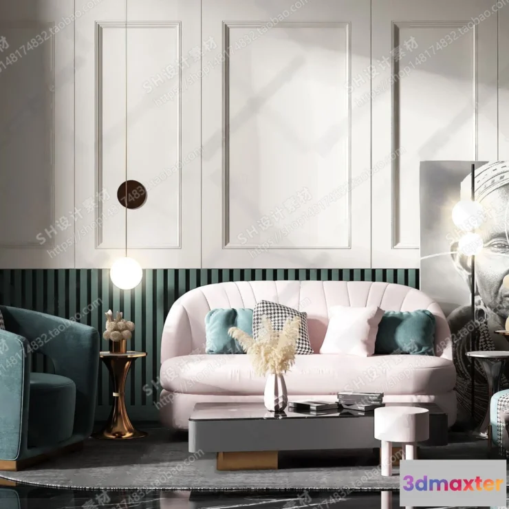 1125742 - Modern Sofa - 3D Models - 0006