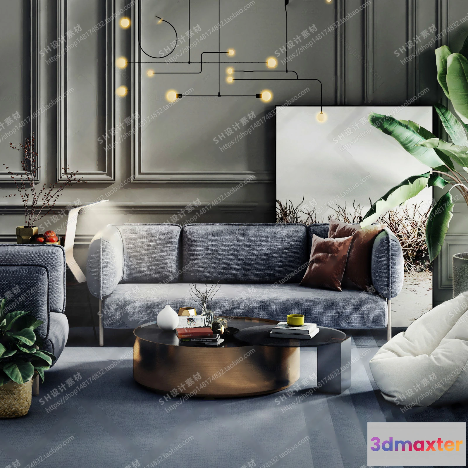 1125770 - Modern Sofa - 3D Models - 0020