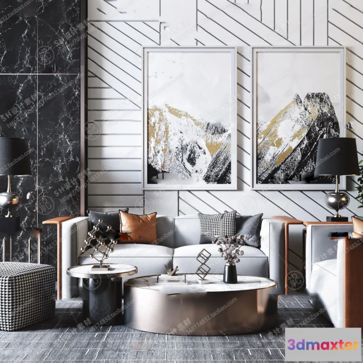 1125772 - Modern Sofa - 3D Models - 0021