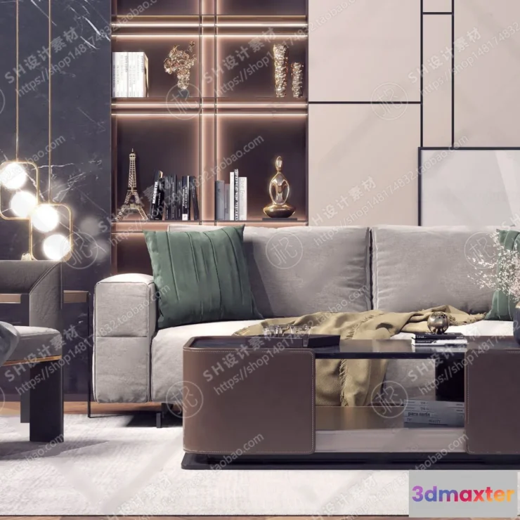 1125780 - Modern Sofa - 3D Models - 0025