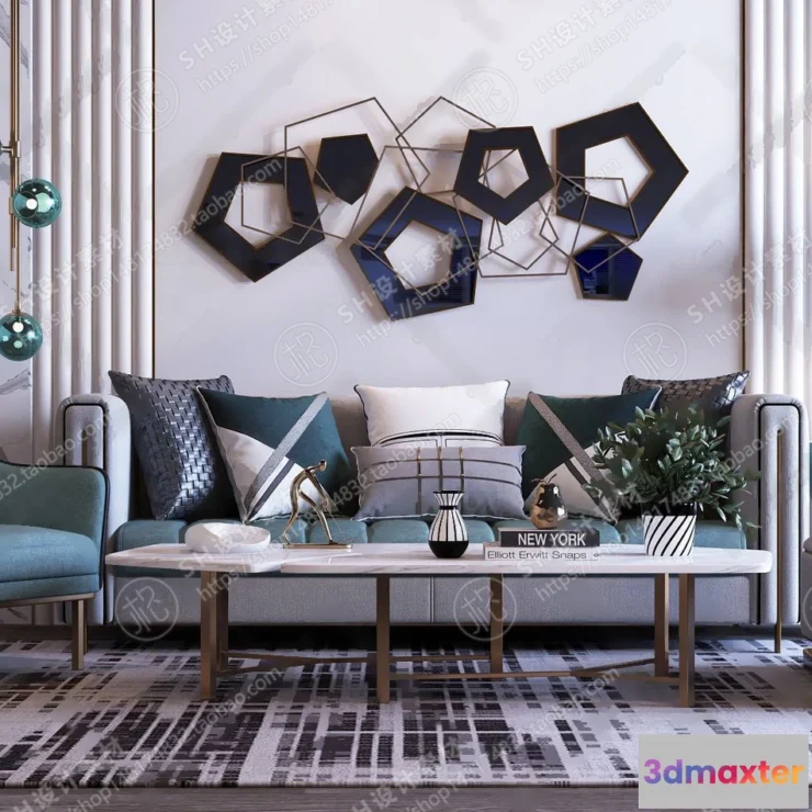 1125794 - Modern Sofa - 3D Models - 0032