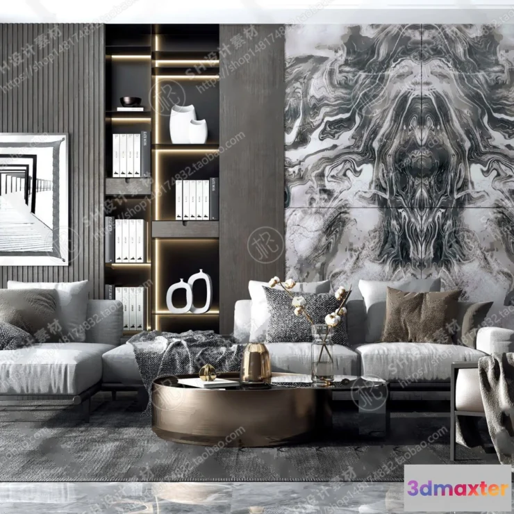 1125800 - Modern Sofa - 3D Models - 0035