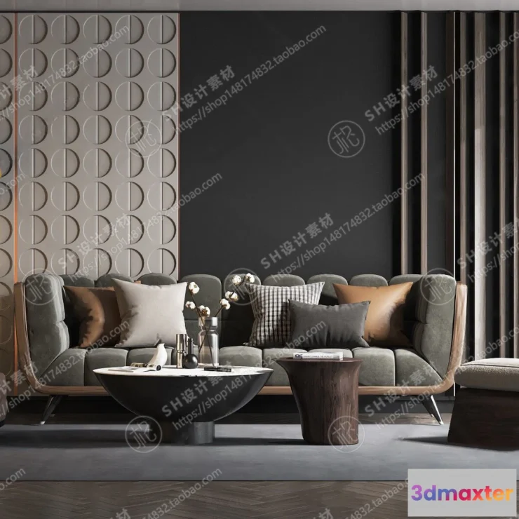 1125808 - Modern Sofa - 3D Models - 0039