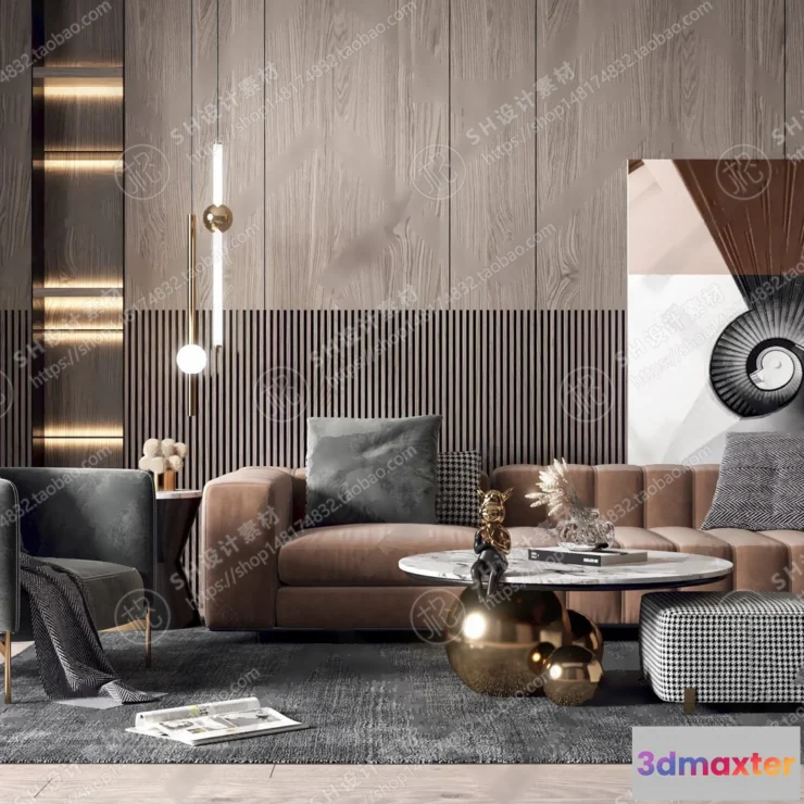 1125816 - Modern Sofa - 3D Models - 0043