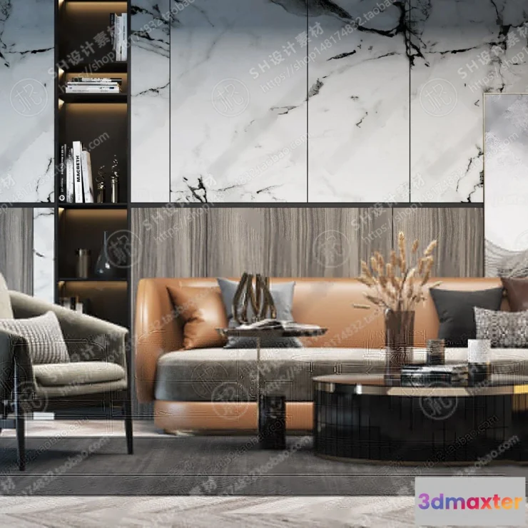 1125822 - Modern Sofa - 3D Models - 0046