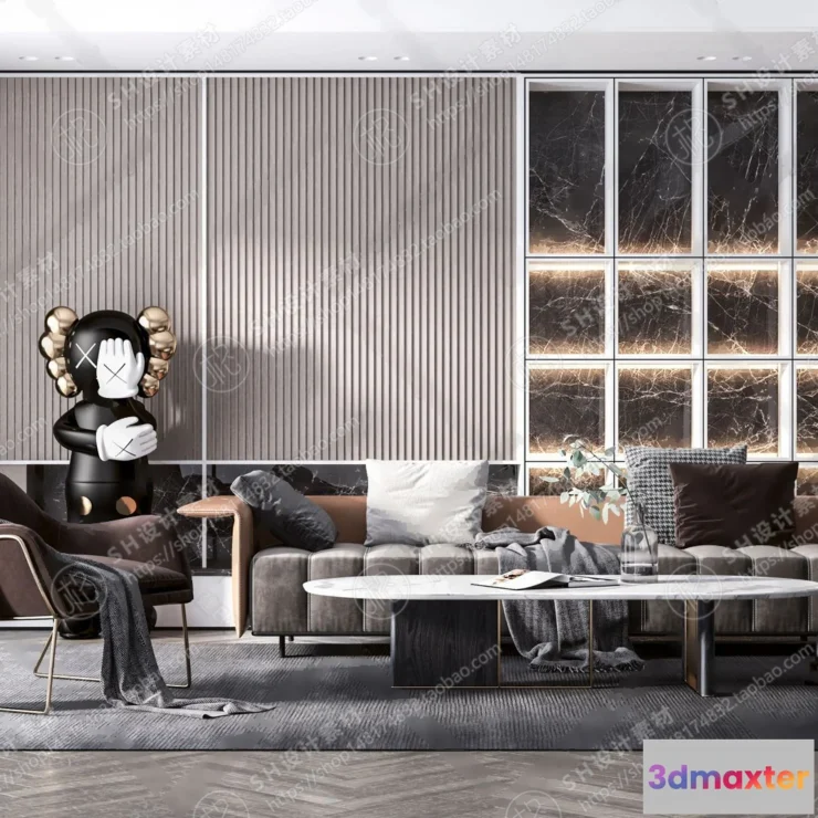 1125834 - Modern Sofa - 3D Models - 0052