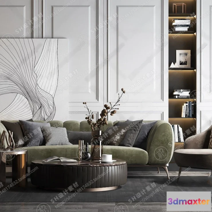 1125836 - Modern Sofa - 3D Models - 0053