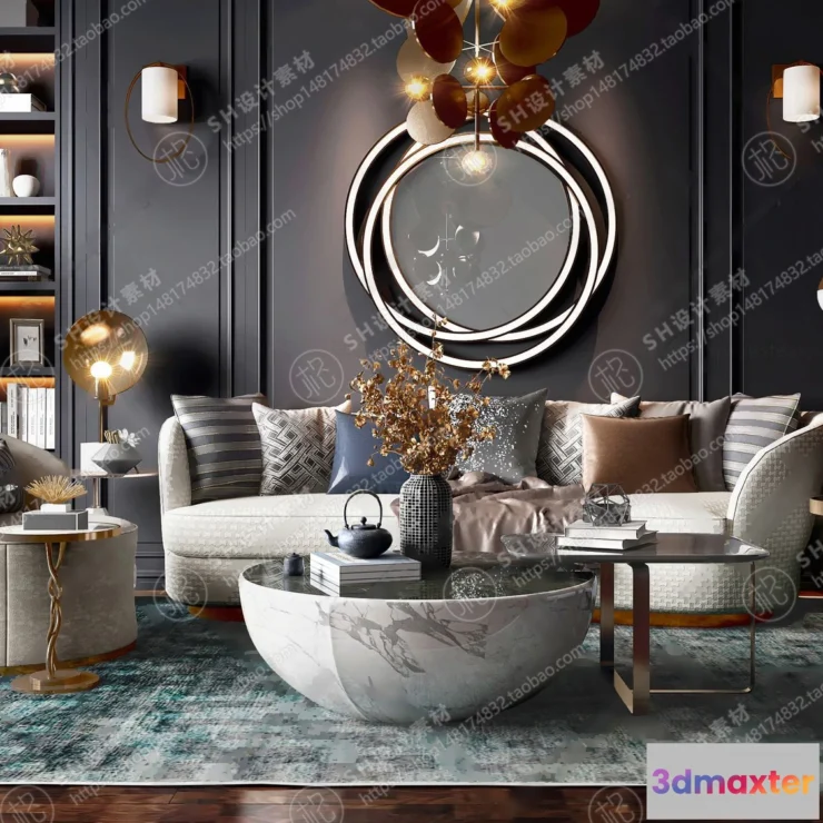 1125850 - Modern Sofa - 3D Models - 0060