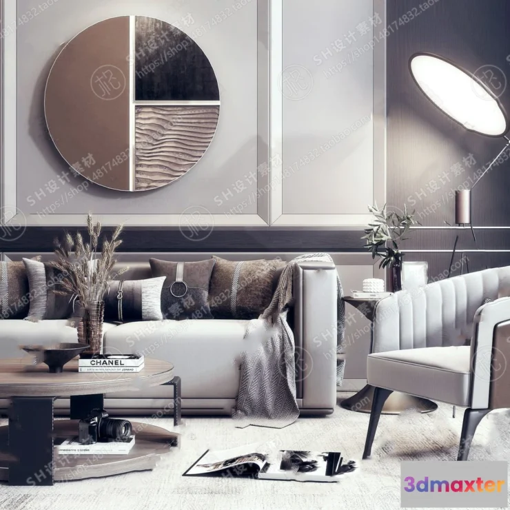 1125856 - Modern Sofa - 3D Models - 0063