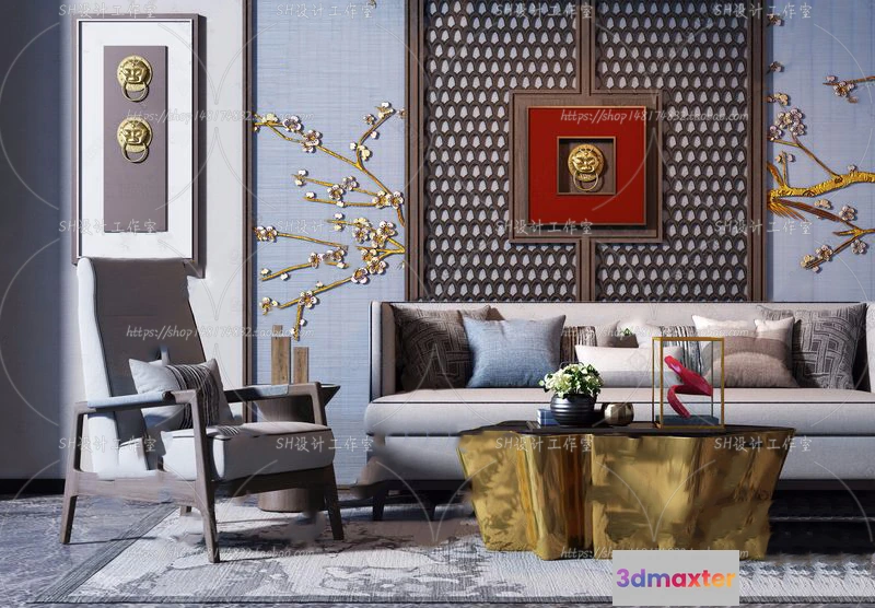 1125900 - Modern Sofa - 3D Models - 0085