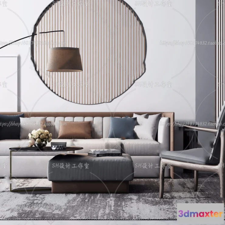 1125928 - Modern Sofa - 3D Models - 0099