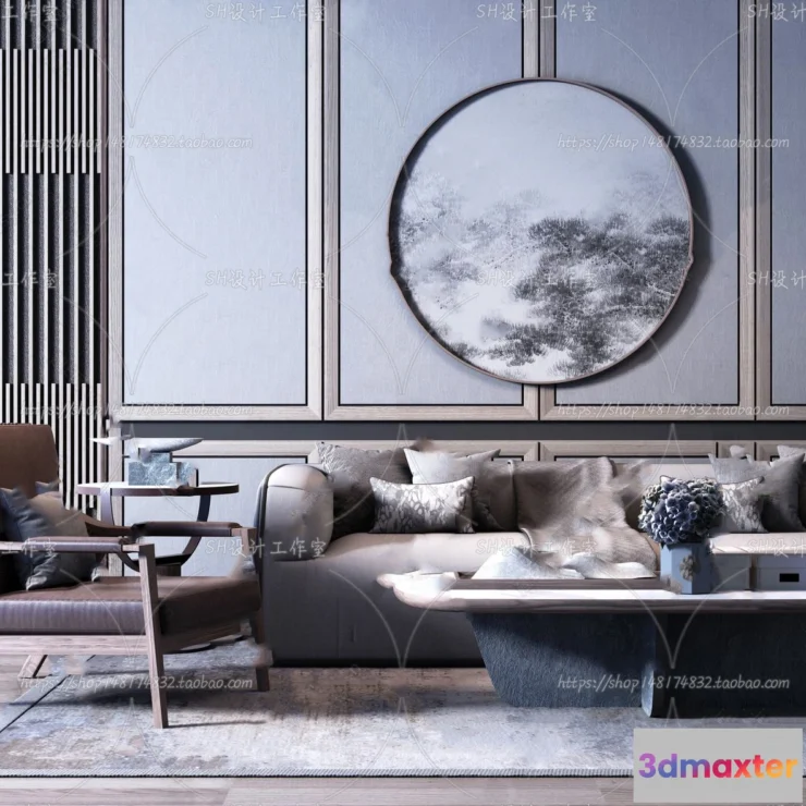 1125932 - Modern Sofa - 3D Models - 0101