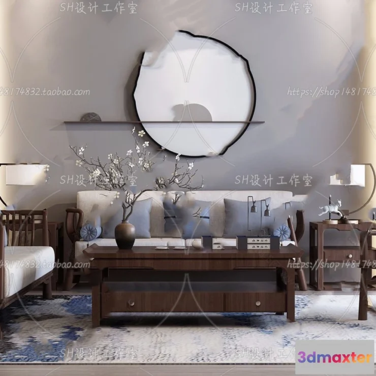 1125944 - Modern Sofa - 3D Models - 0107