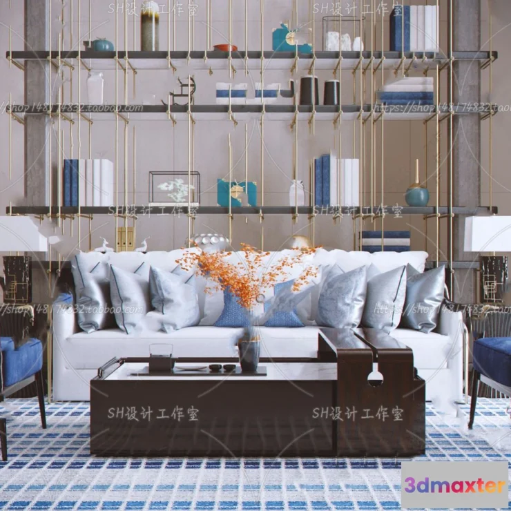 1125946 - Modern Sofa - 3D Models - 0108