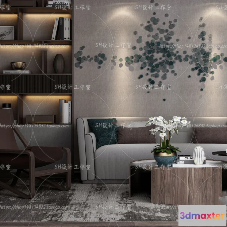 1125984 - Modern Sofa - 3D Models - 0127