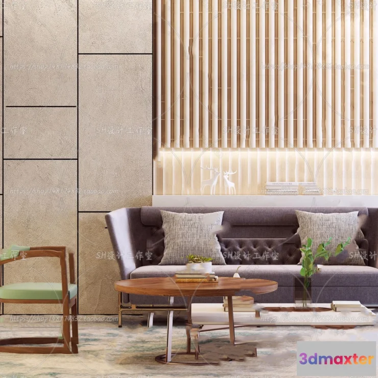 1125994 - Modern Sofa - 3D Models - 0132