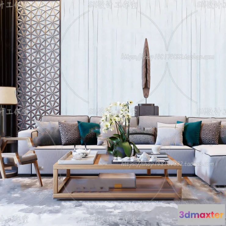 1125996 - Modern Sofa - 3D Models - 0133