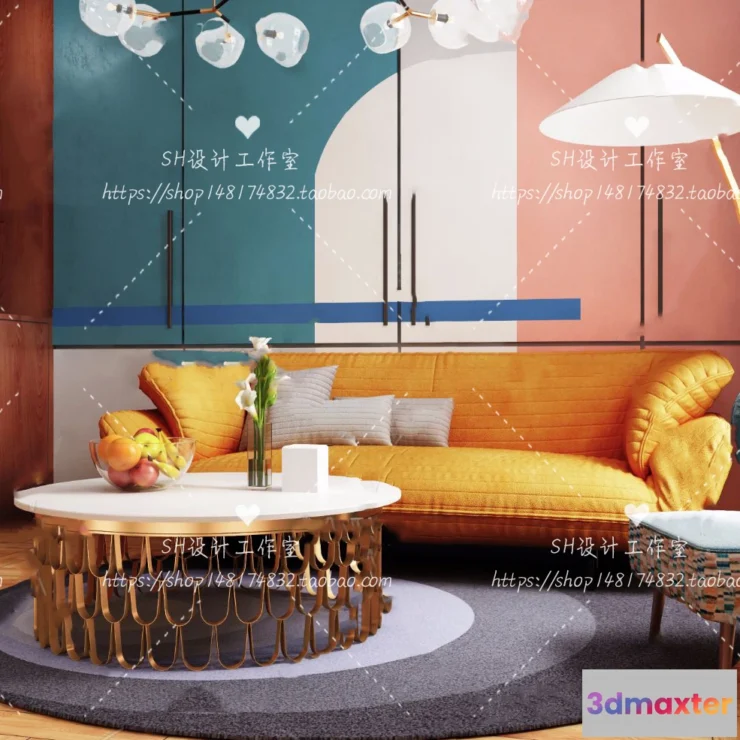 1126074 - Modern Sofa - 3D Models - 0172