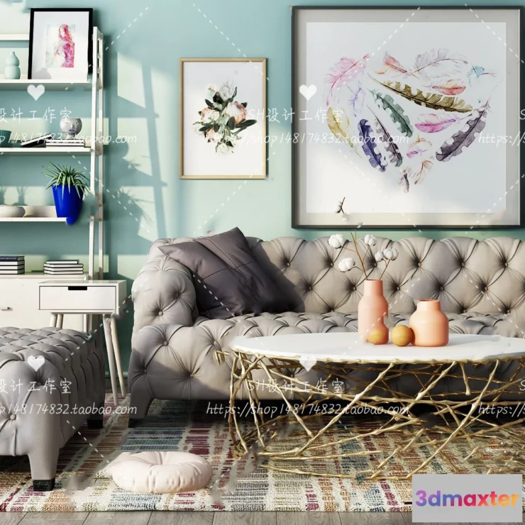 1126078 - Modern Sofa - 3D Models - 0174