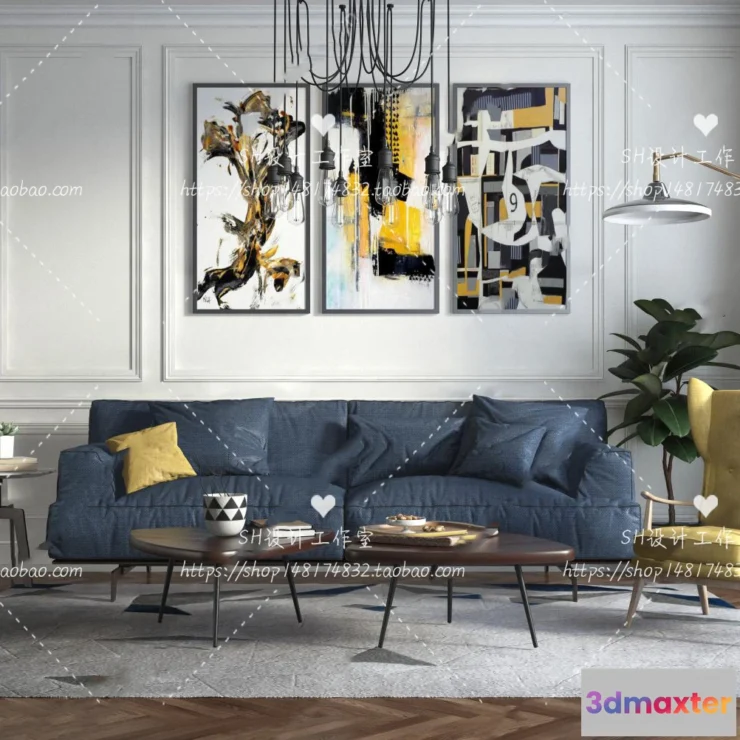 1126086 - Modern Sofa - 3D Models - 0178